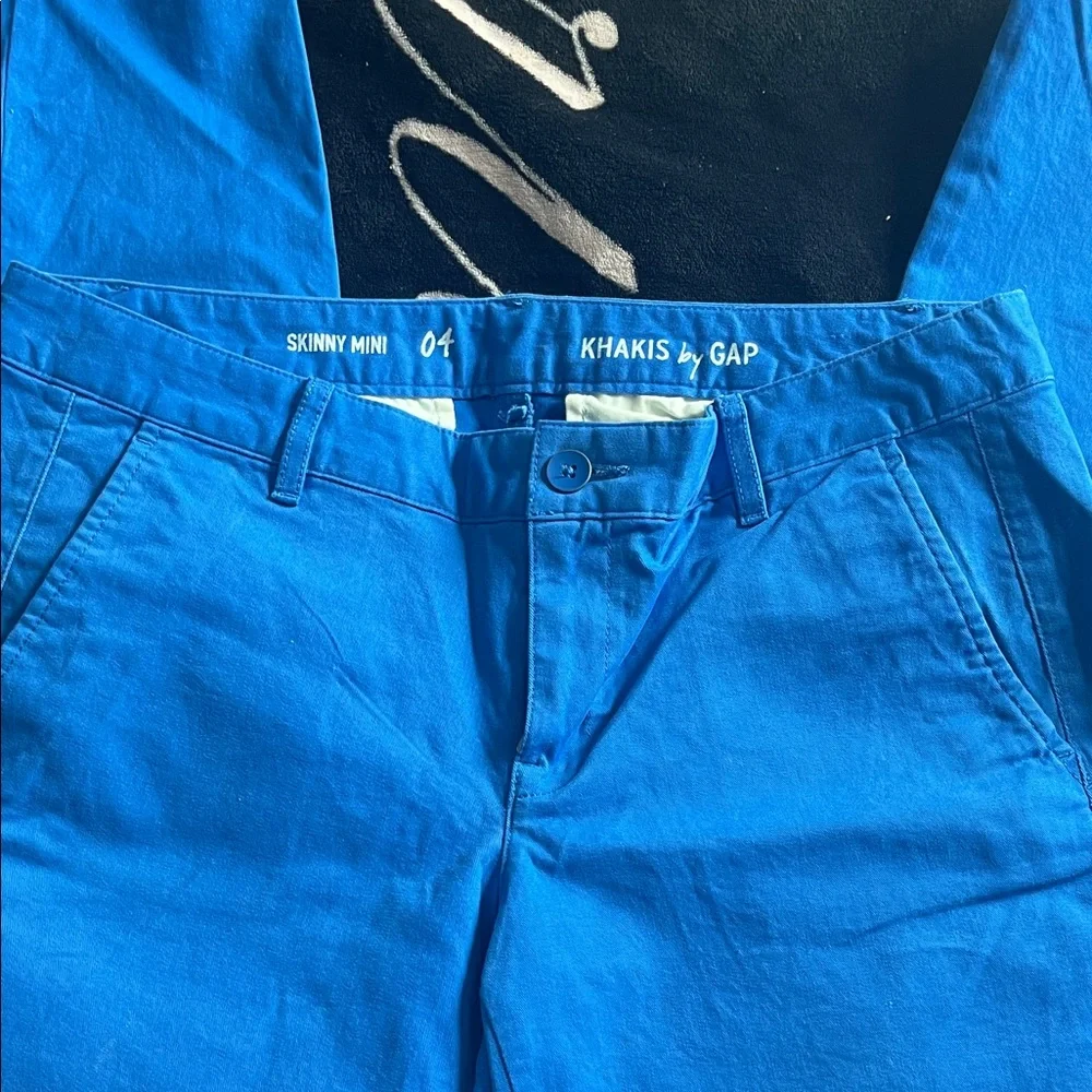 GAP Women's Vibrant Blue Skinny Pants